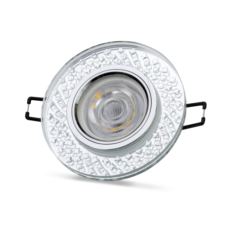 NOAS YL65-1787 Adonis 3w 4000k Natural Beyaz LED Çerçeveli Dekoratif Kristal Cam Boş Kasa