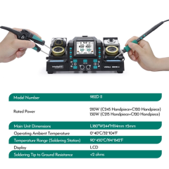 Yihua 982D-III 2'si 1 Arada Hassas Lehimleme İstasyonu