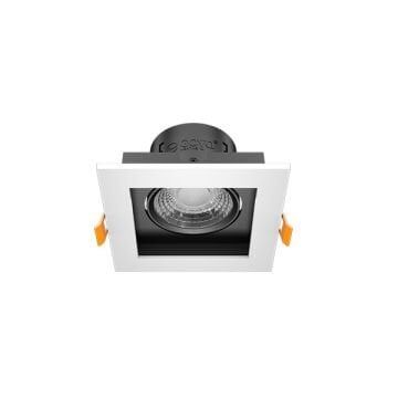 GOYA GY 1742-8 8 Watt Sıva Altı Beyaz-Siyah Kare LED Spot