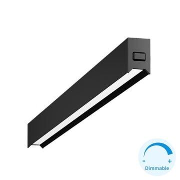 GOYA GY 8035-15 Siyah/Beyaz Kasa 65 Watt 150 cm Sıva Üstü DİMLİ Lineer Armatür