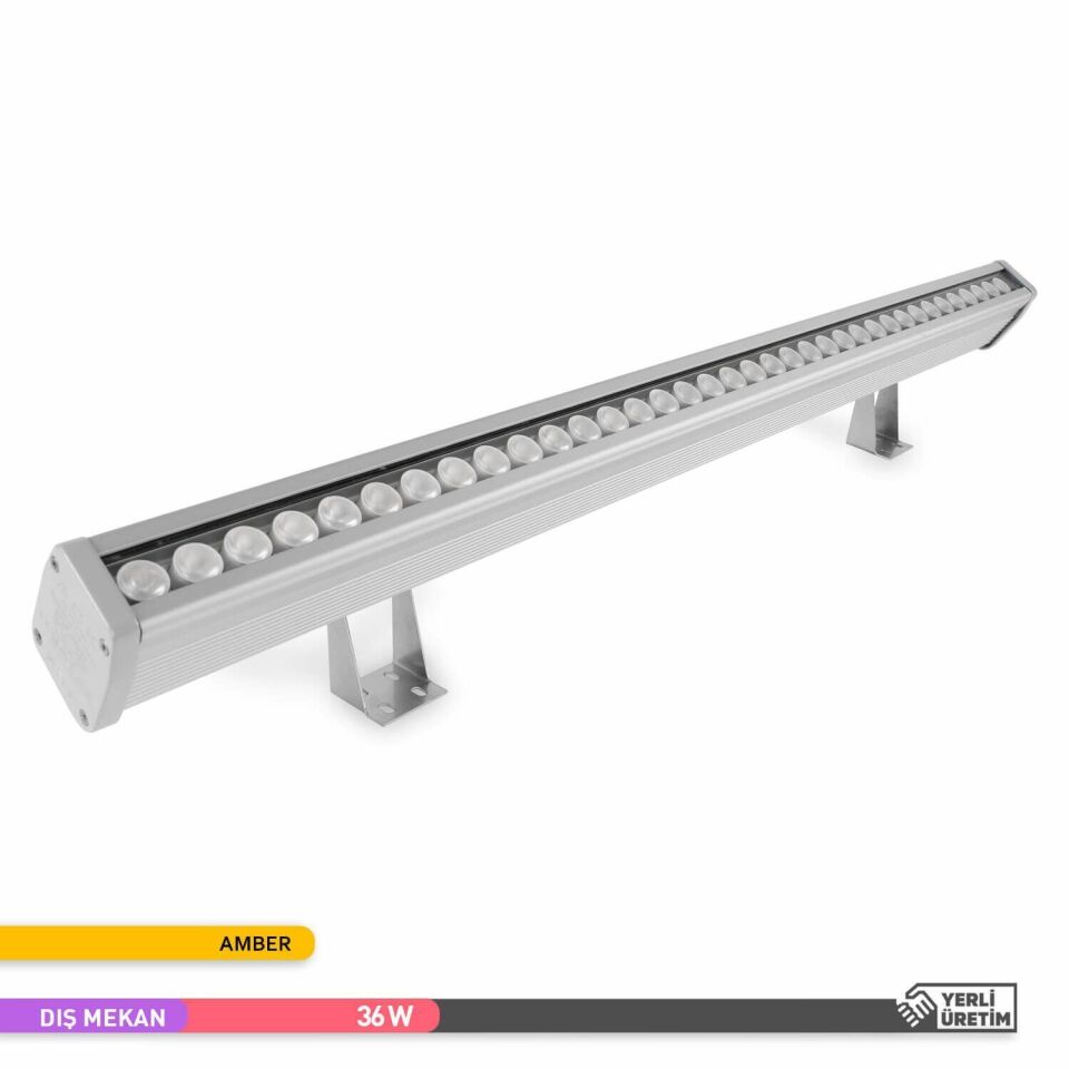 ACK AT20-03683 36W Led WallWasher Amber Işık
