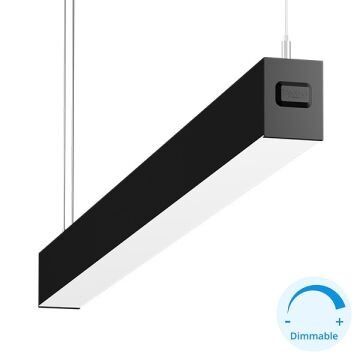 GOYA GY 8033-180 Siyah/Beyaz Kasa 75 Watt 180 cm DİMLİ Lineer Sarkıt Armatür