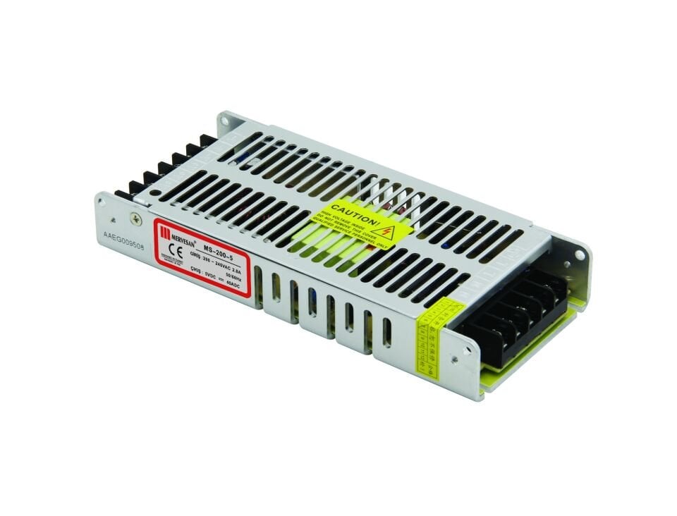 Mervesan MT-200-5 200 W 40 A Metal Kasalı İç Mekan AC/DC (SMPS) Adaptör
