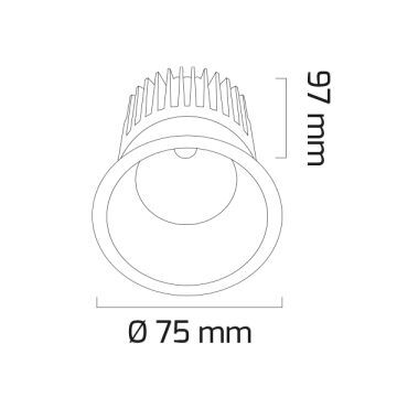 GOYA GY 1730-8 8 Watt Beyaz Sıva Altı Yuvarlak LED Spot