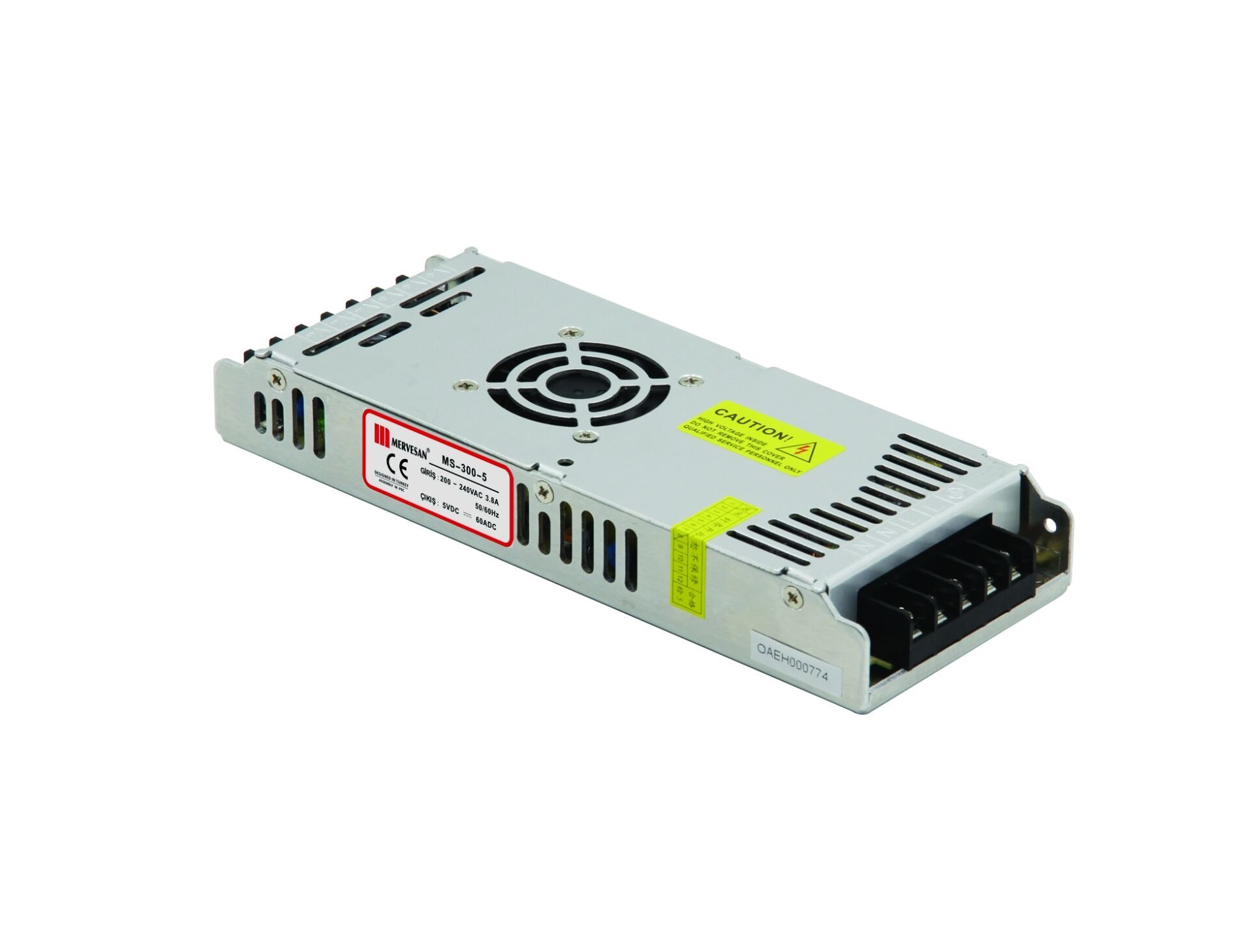 Mervesan MT-300-5 300 W 60 A Metal Kasalı İç Mekan AC/DC (SMPS) Adaptör