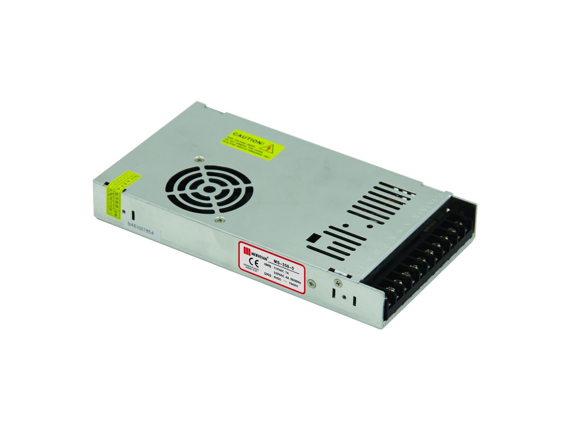 Mervesan MT-350-5 350 W 70 A Metal Kasalı İç Mekan AC/DC (SMPS) Adaptör