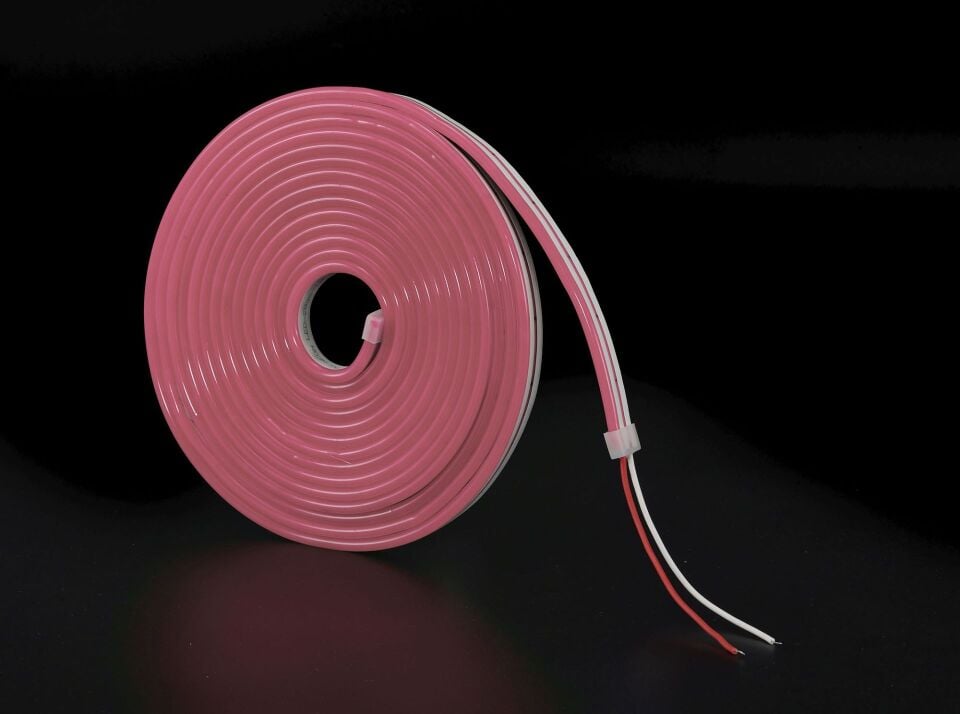 NOAS YL42-0128 12v Pembe Işık Neon LED 5 metre