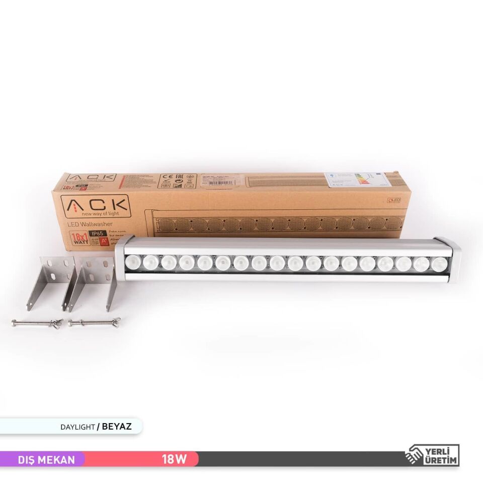 ACK AT20-01833 18W Led WallWasher 6500K