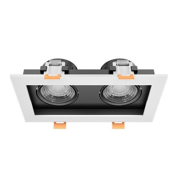 GOYA GY 1743-8 2x8 Watt Beyaz-Siyah Sıva Altı İkili LED Spot