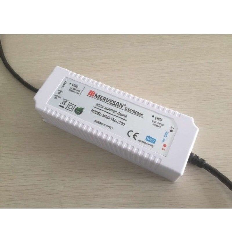 Mervesan 2100nA 150W 36-72V Sabit Akım Ac/Dc Smps Led Driver MTD-150-2100