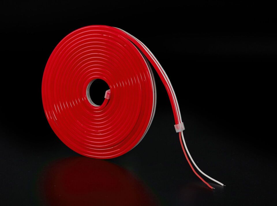 NOAS YL42-0124 12v Kırmızı Işık Neon LED 5 metre