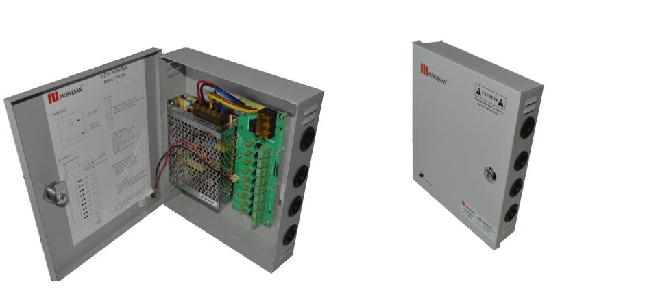Mervesan MS-CCTV-9 P/UPS  12 VDC 5A 9 PORT
Akü  ARJ CCTV KAMERA SİSTEMLERİ İÇİN Güç Kaynağı
