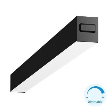 GOYA GY 8034-180 Siyah/Beyaz Kasa 75 Watt 180 cm Sıva Üstü DİMLİ Lineer Armatür
