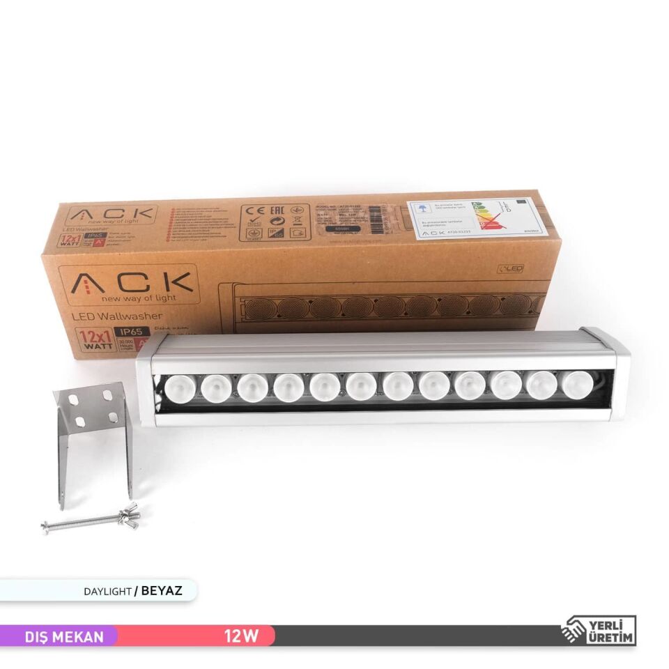ACK AT20-01233 12W Led WallWasher 6500K