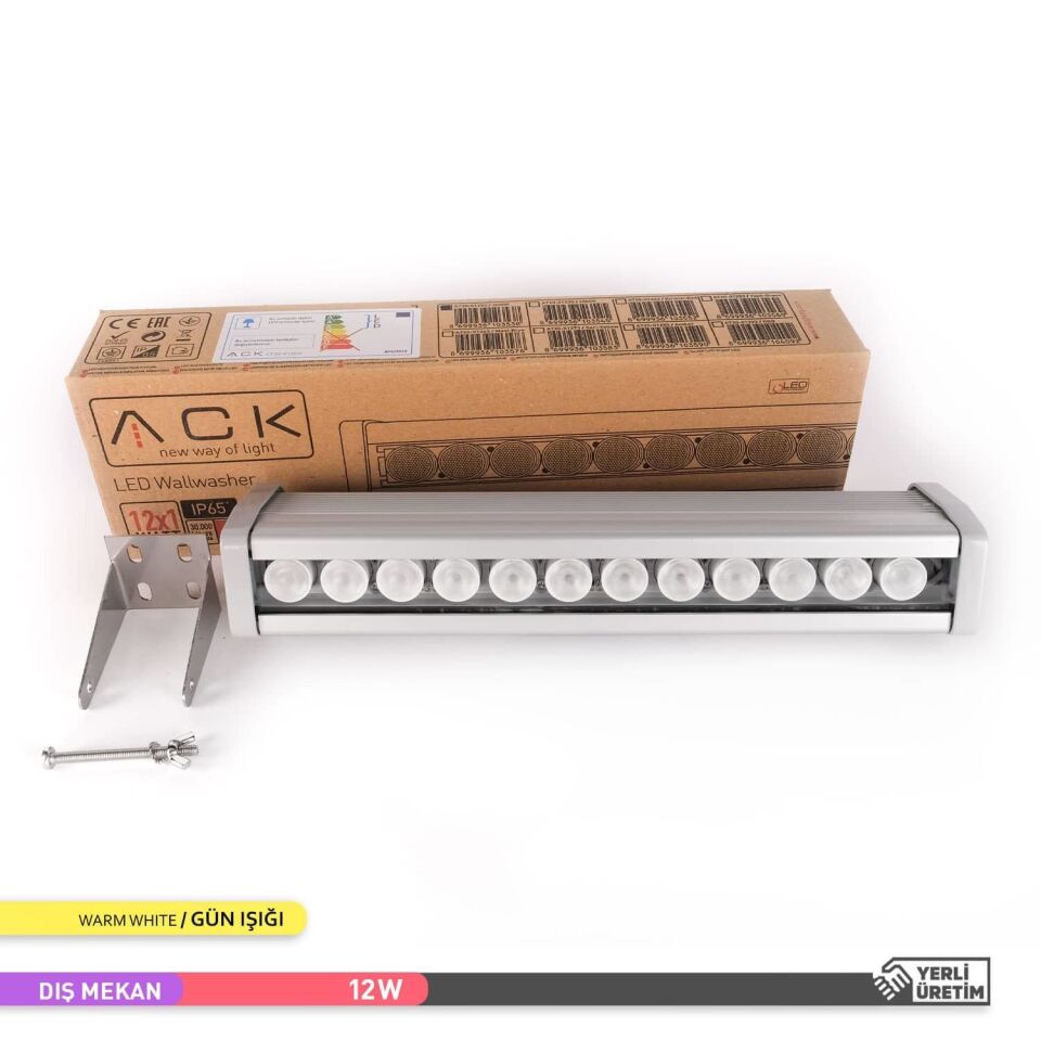 ACK AT20-01203 12W Led WallWasher 3000K
