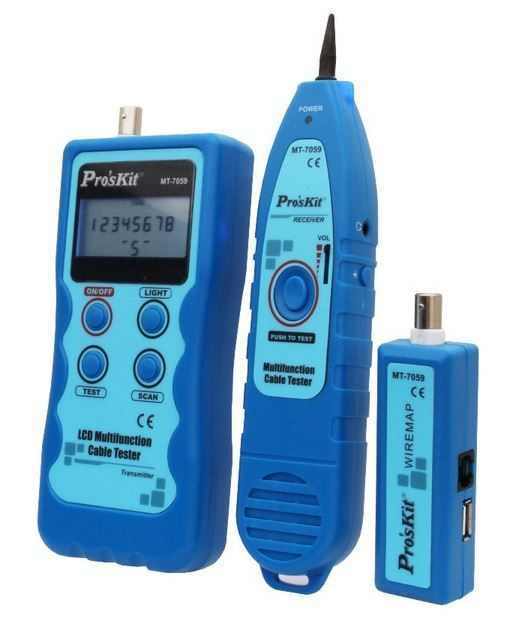 Pro's Kit Proskit MT-7059 LCD Çok Fonksiyonlu Kablo Test Cihazı