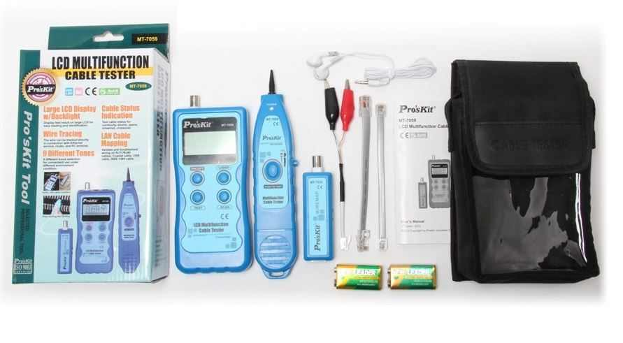 Pro's Kit Proskit MT-7059 LCD Çok Fonksiyonlu Kablo Test Cihazı