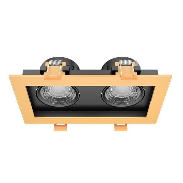 GOYA GY 1743-8 2x8 Watt Gold-Siyah Sıva Altı İkili LED Spot