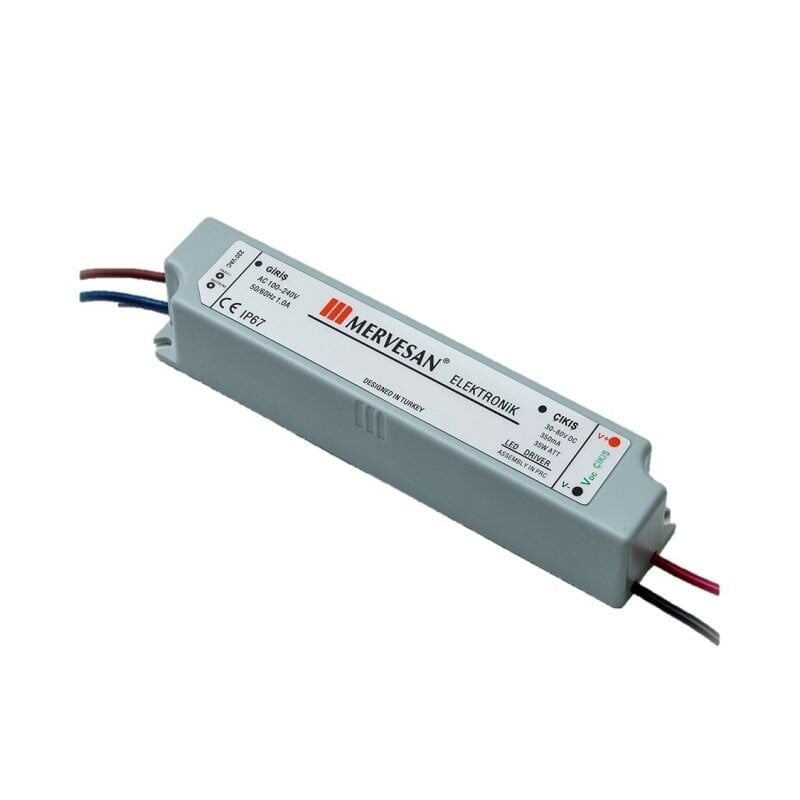 Mervesan 500mA 35W 40-70V Sabit Akım Ac/Dc Smps Led Driver MTD-35-500