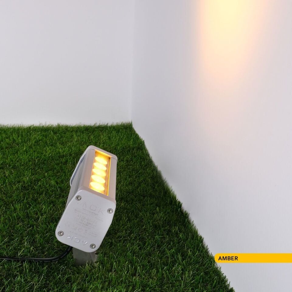 ACK AT20-00683 6W Led WallWasher Amber Işık