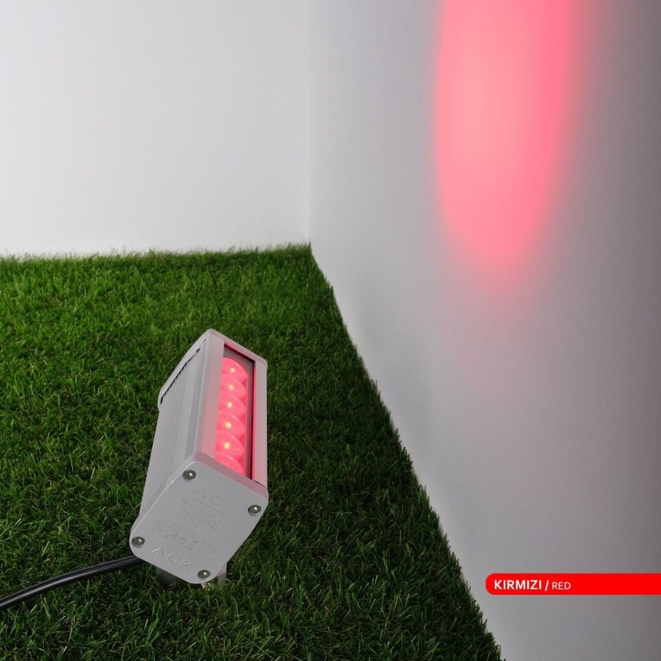 ACK AT20-00643 6W Led WallWasher Kırmızı Işık