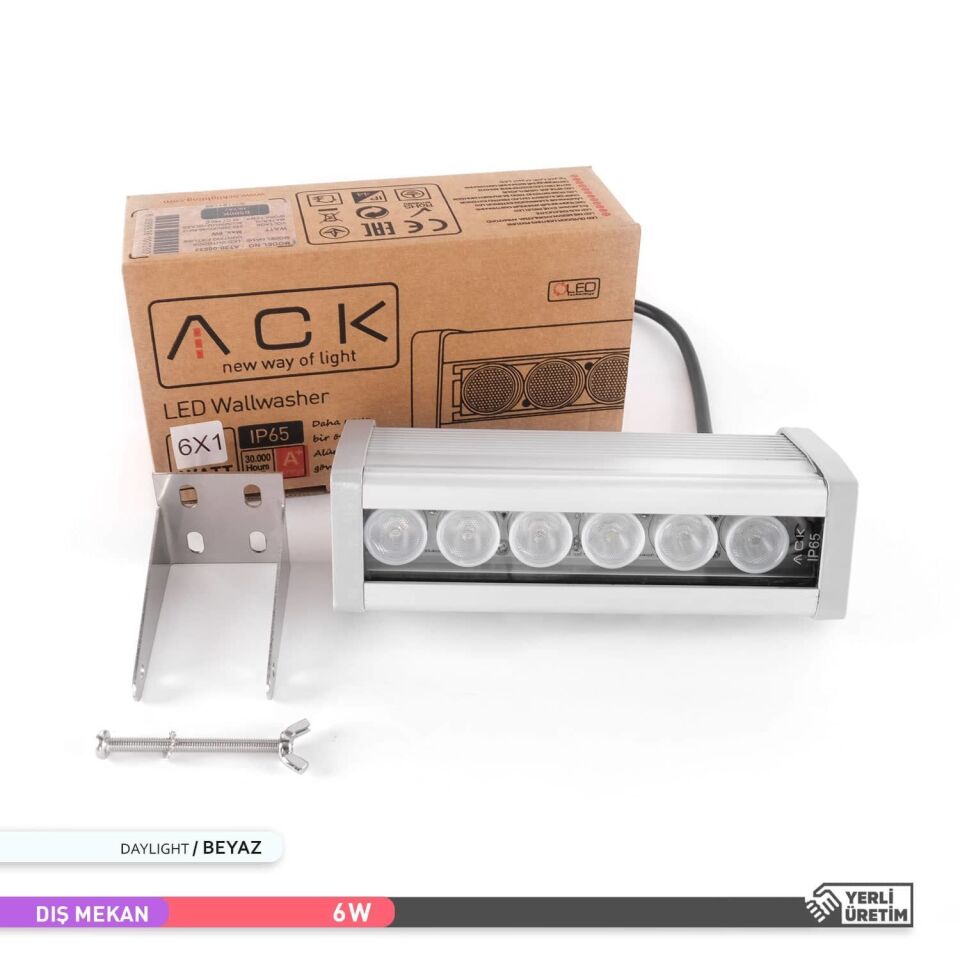 ACK AT20-00633 6500K 6W Led WallWasher