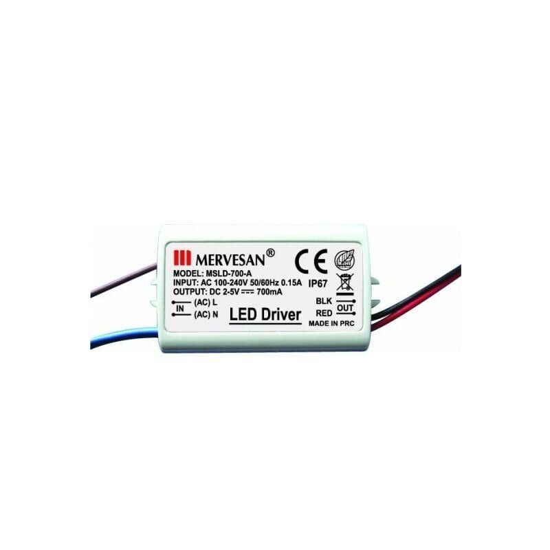 Mervesan 700mA 4.2W 700mA Sabit Akım Ac/Dc Smps Led Driver MTD-700
