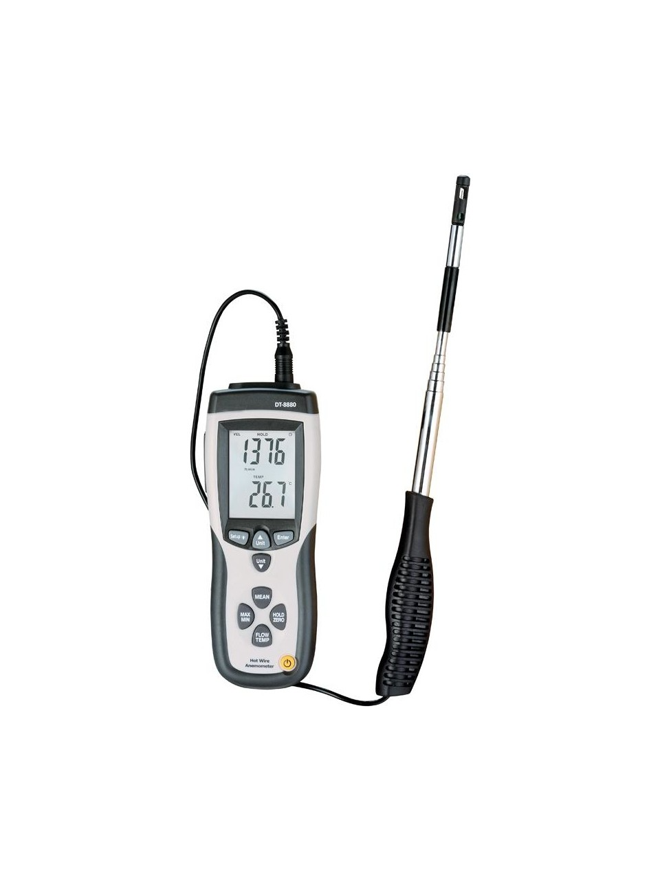 CEM DT-8880 Teleskobik Problu Rüzgar Ölçer (Anemometre)