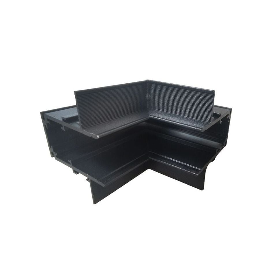 ACK AD40-95100 48V Sıva Altı Magnet Ray Düşey L Dönüş Aparatı