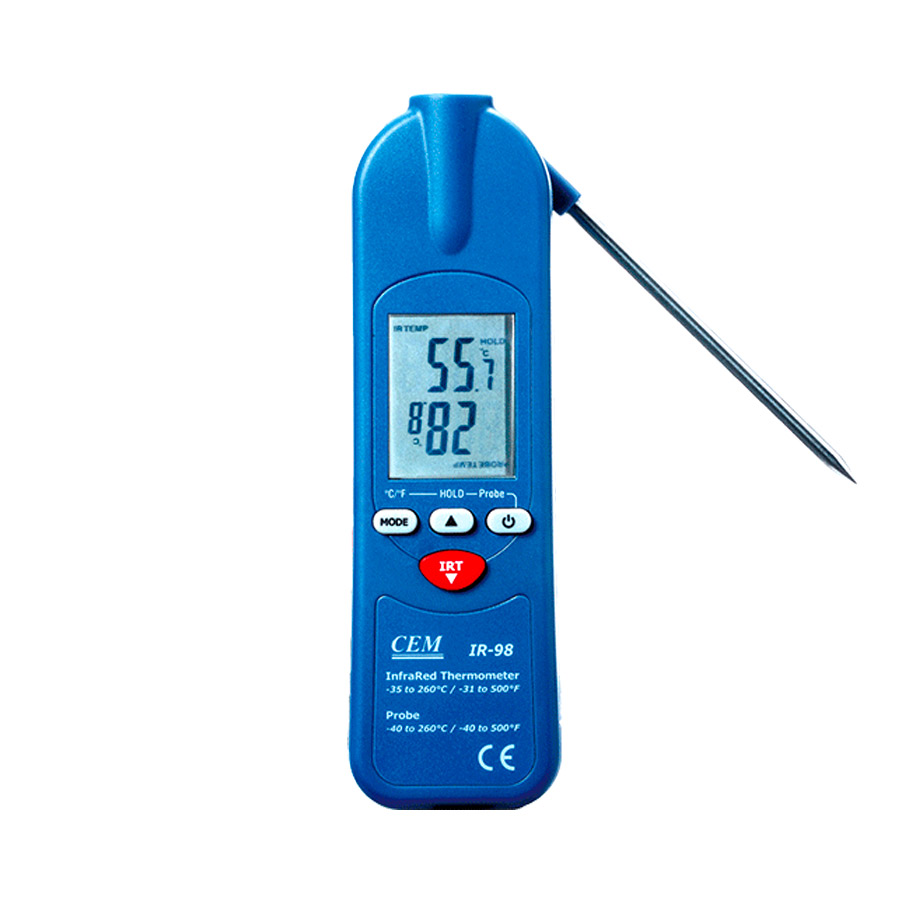 CEM IR-98 Kızılötesi ve Saplamalı Gıda Termometresi