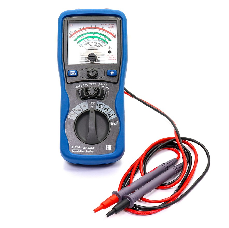 CEM DT-5503 Analog Yalıtım Ölçer