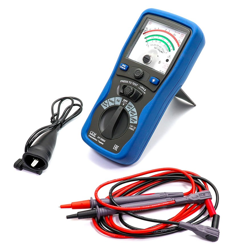 CEM DT-5503 Analog Yalıtım Ölçer