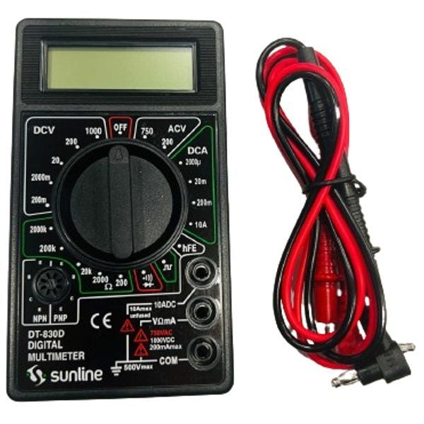 Sunline DT-830D Dijital Multimetre Ölçü Aleti Sunlıne