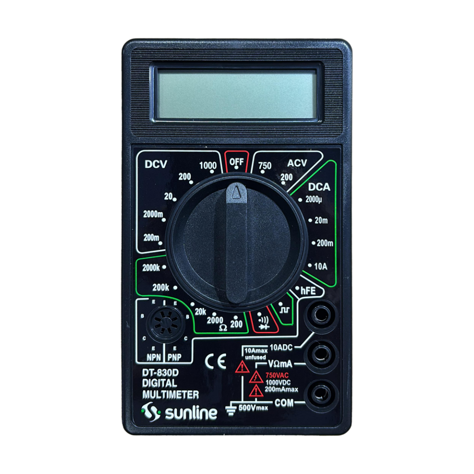 Sunline DT-830D Dijital Multimetre Ölçü Aleti Sunlıne