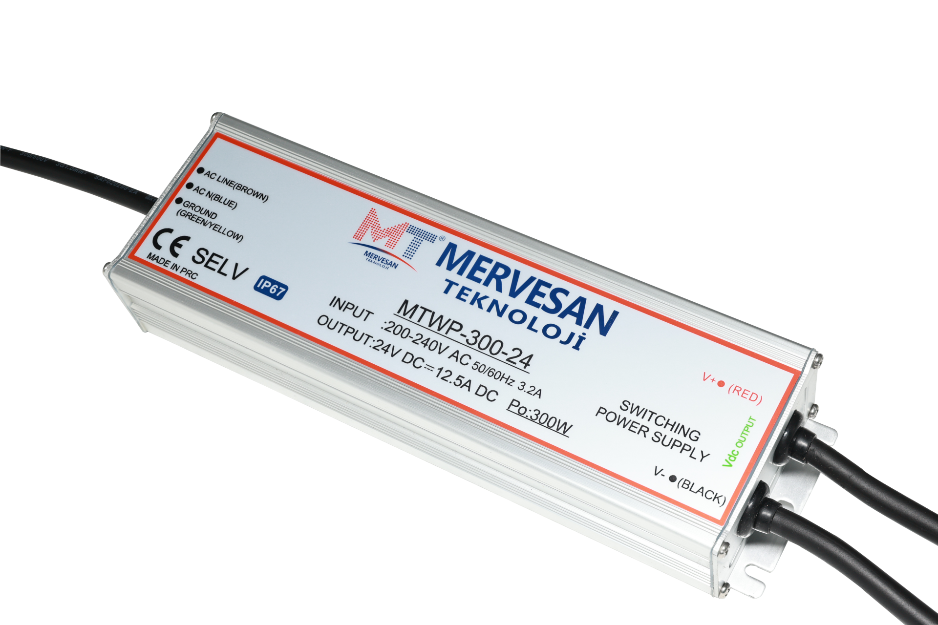 Mervesan MTWP-400-24 16.6 A 24 V Sabit Voltaj AC/DC (SMPS) Adaptör