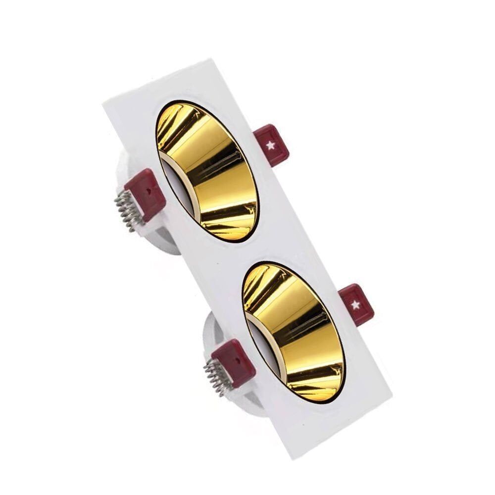 ACK AH03-07310 Beyaz Kasa - Gold (172x92) mm Aliminyum Pc Spot Armatür