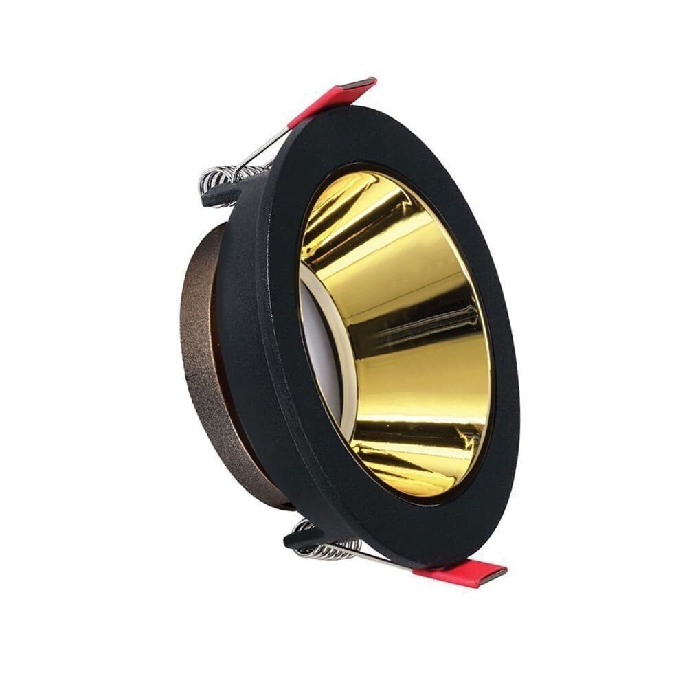 ACK AH03-07211 Siyah Kasa - Gold (Ø85 mm ) Aliminyum Pc Spot Armatür