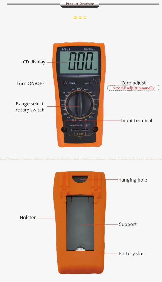 TWİNTEX DM-4070 Dijital LCR Metre