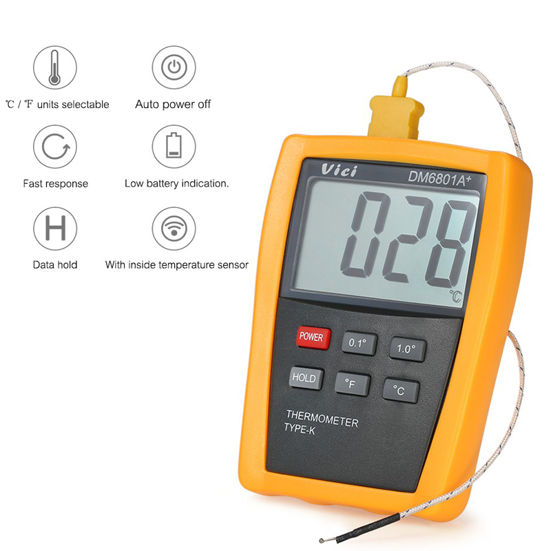 Vici DM-6801A+ Dijital Termometre