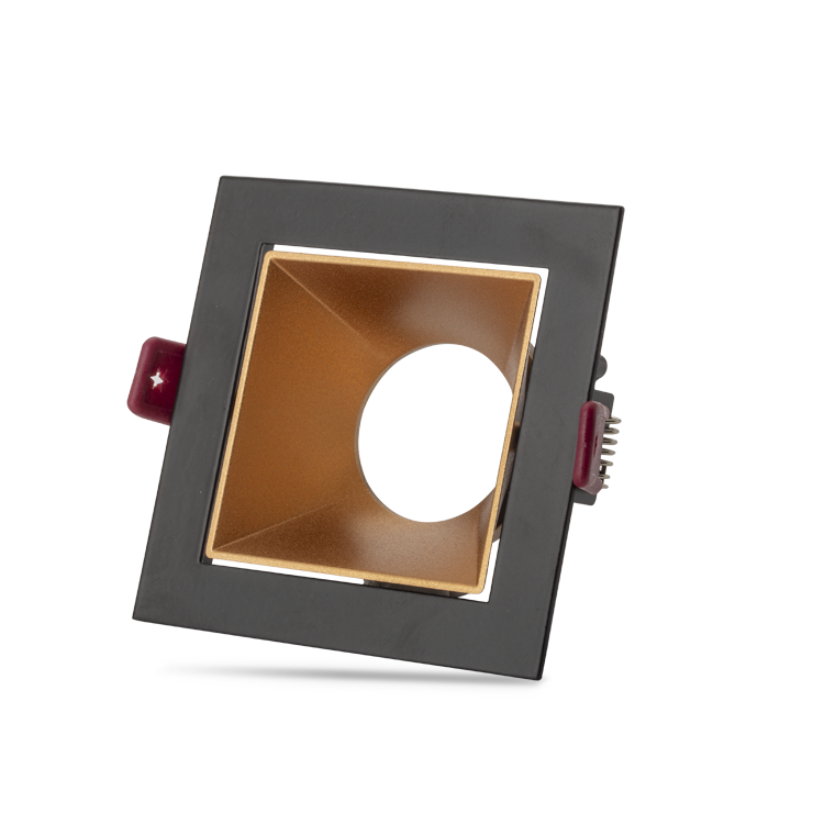 NOAS YL60-3022 Ural Siyah-gold Kare Dekoratif Boş Kasa