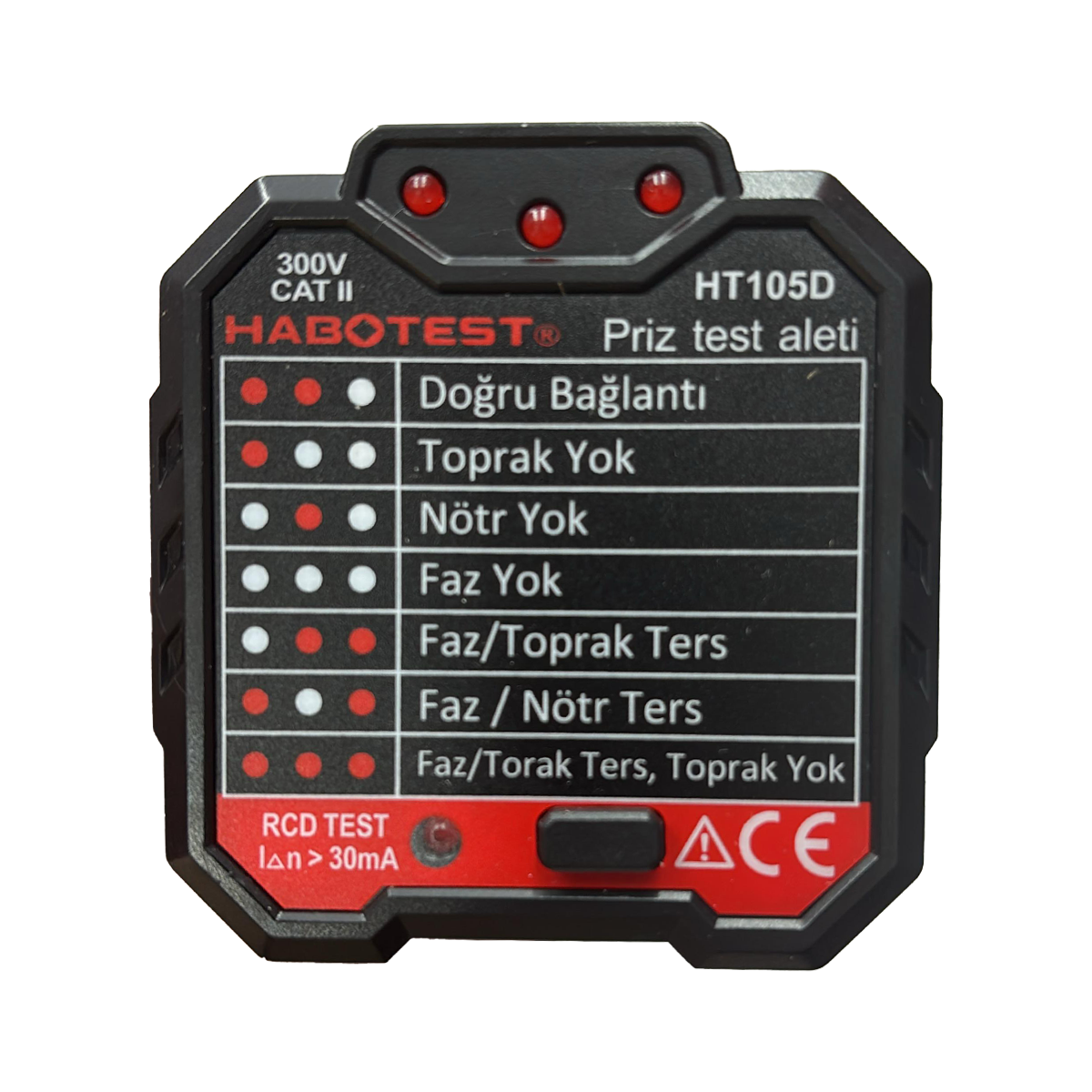 Hobotest  HT 105D Priz Test Aleti