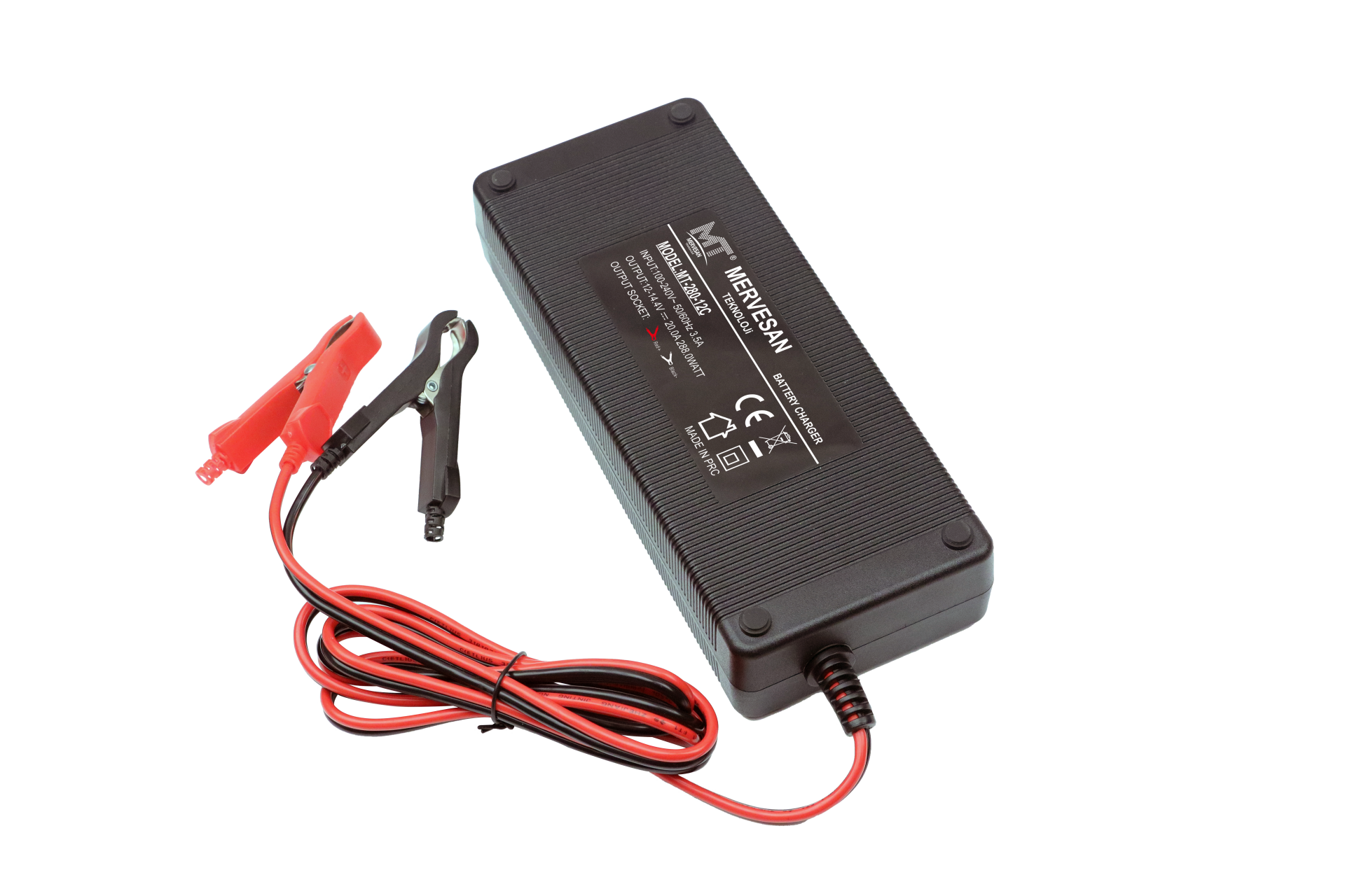 Mervesan MT-280-12C 20 A 13.8~14.2 V AC/DC (SMPS) LI-ION (LITYUM IYON)/Kurşun Asit (SLA) Akü Şarj Adaptör