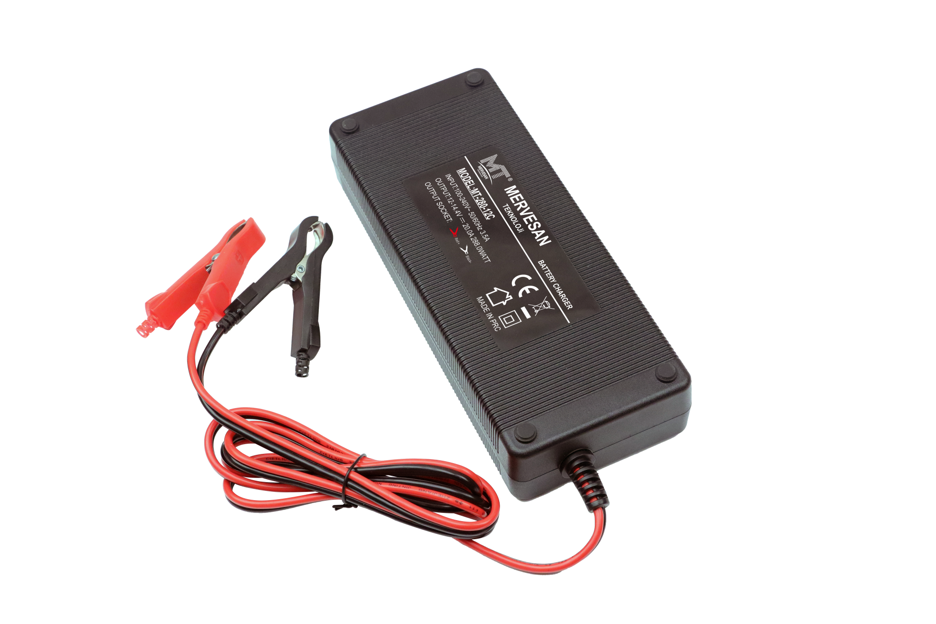Mervesan MT-280-12C 20 A 13.8~14.2 V AC/DC (SMPS) LI-ION (LITYUM IYON)/Kurşun Asit (SLA) Akü Şarj Adaptör