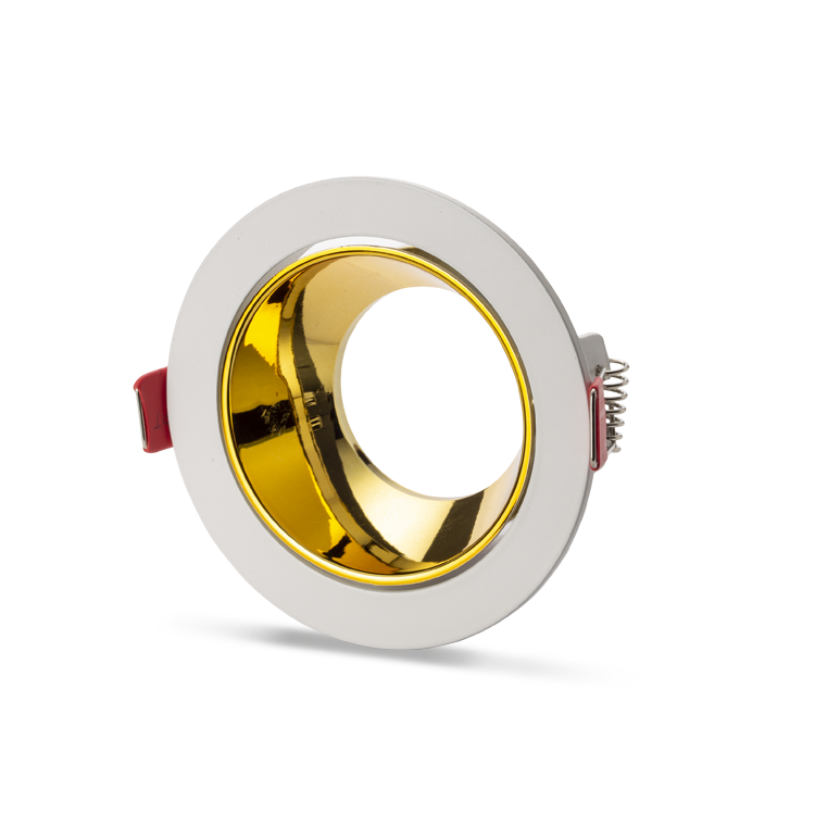 NOAS YL60-2114 Ren Beyaz-golden Yuvarlak Dekoratif Boş Kasa