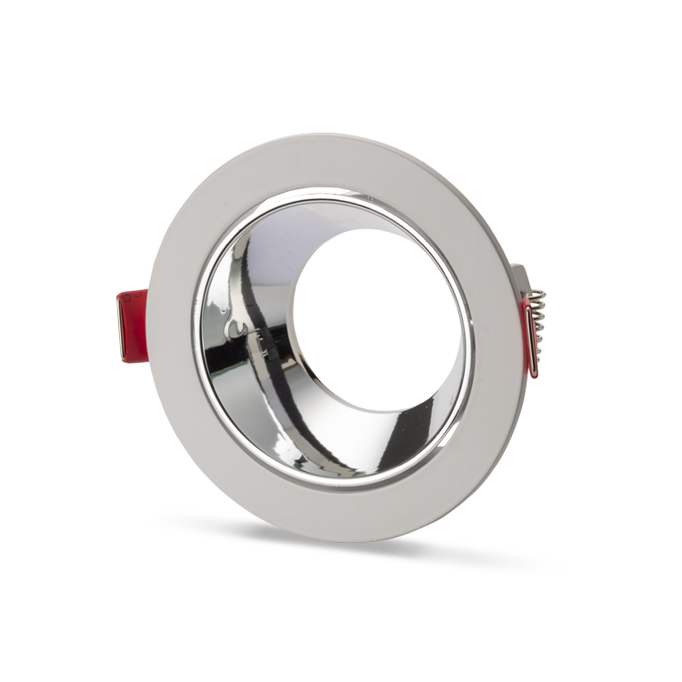 NOAS YL60-2113 Ren Beyaz-krom Yuvarlak Dekoratif Boş Kasa