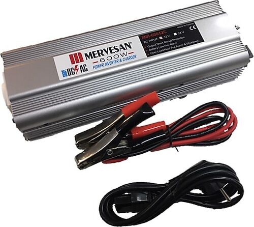 Mervesan MRW-600-12C 50 A 13.8~14.2 V AC/DC (SMPS) LI-ION (LITYUM IYON)/Kurşun Asit (SLA) Akü Şarj Adaptör