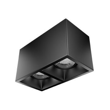 GOYA GY 1862-8 2x8 Watt Siyah Sıva Üstü İkili LED Spot