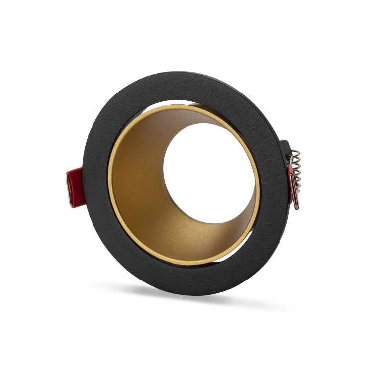 NOAS YL60-2022 Ren Siyah-gold Yuvarlak Dekoratif Boş Kasa