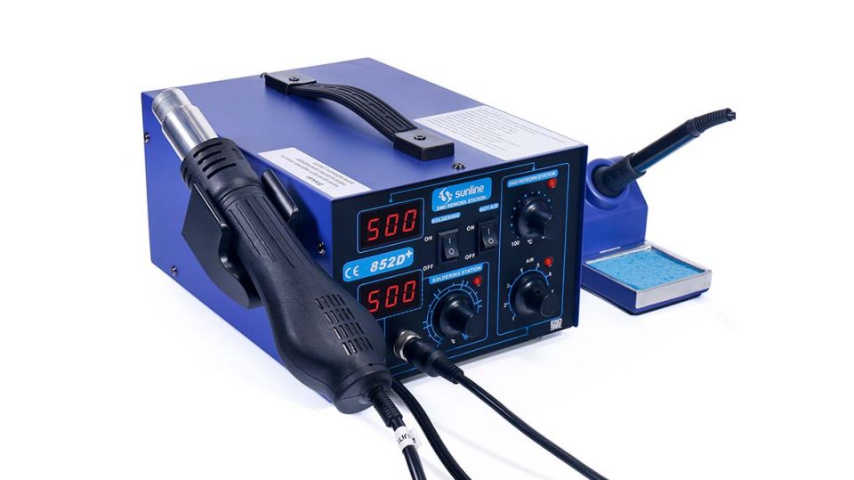 Sunline 852D+ Brushless Sıcak Hava ve Lehimleme İstasyonu