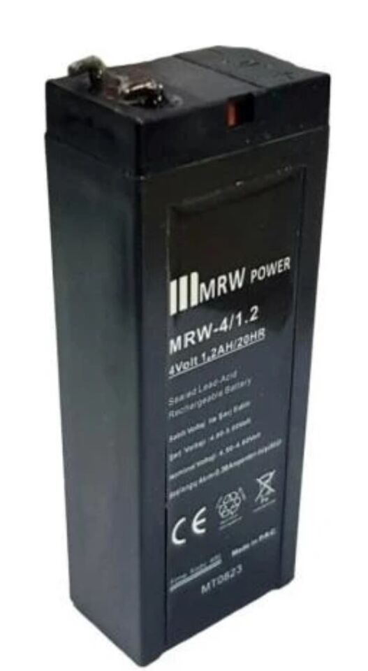 Mervesan MRW-4/1.2  2 AH MRW Power Markalı Kurşun Asit Kuru TİP Akü